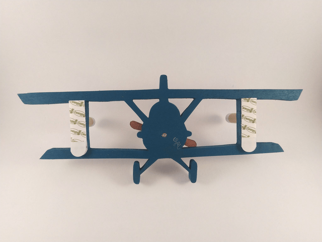 Patère enfant biplan