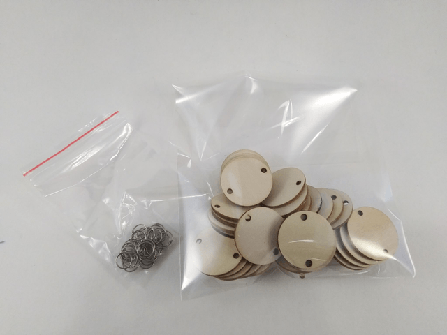 Lot de 10 pastilles vierges pour calendrier perpétuel